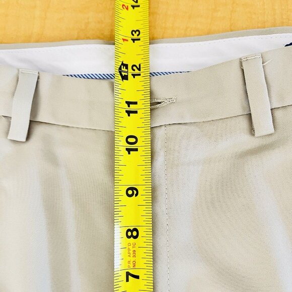 Haggar Men's Dress Pants Size 40x29 Straight Leg Mid Rise Sand Color Classic - Picture 9 of 11